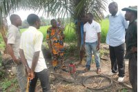la delegation conduite par le president du Pne-benin aux cotes des usagers (…)