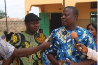 Maire de Dogbo pendant son allocution