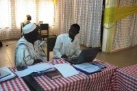 Equipe du PLE Borgou lors des travaux de groupe