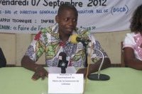 Le représentatnt du Maire de Lokossa à l'ouverture
