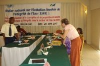 Participants en en travaux de groupe