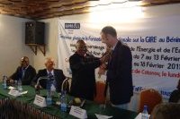 Remise du bâton de commandement au Directeur de la formation GIRE par le SG/MEE