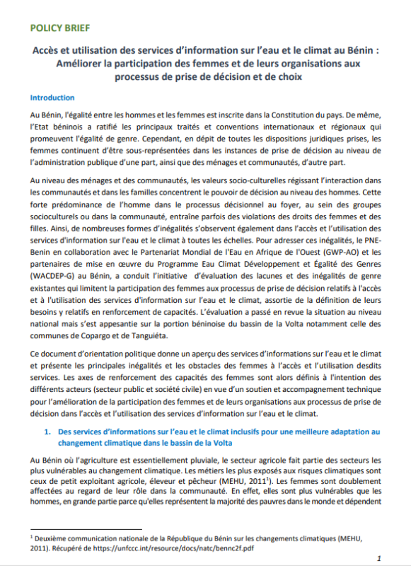 Note politique