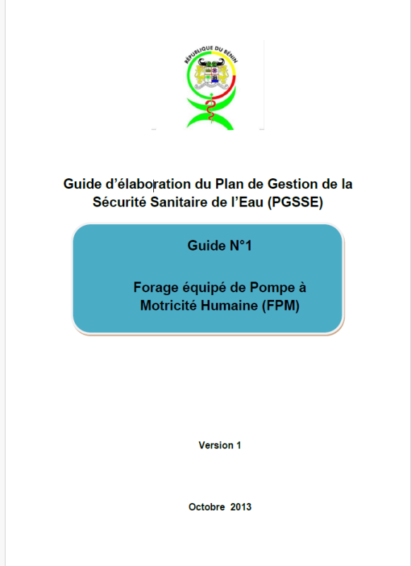 Guide d'élaboration du Plan de Gestion de la Sécurité Sanitaire de l'Eau (PGSSE)_FPM