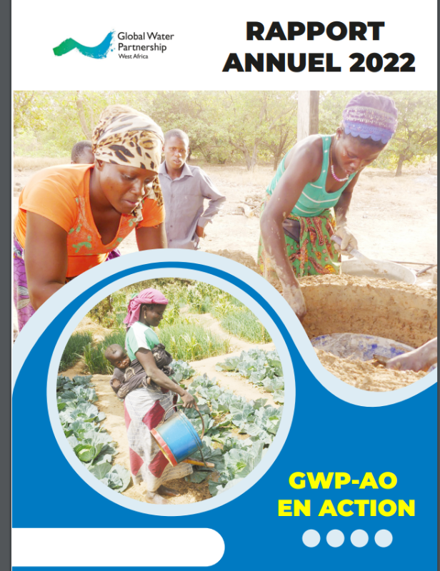 Rapport annuel 2022 du partenariat Régional de l'eau de l'Afrique de l'Ouest (GWP-AO) sur les progrès, enjeux et défis de la sécurité en eau en Afrique de l'Ouest.